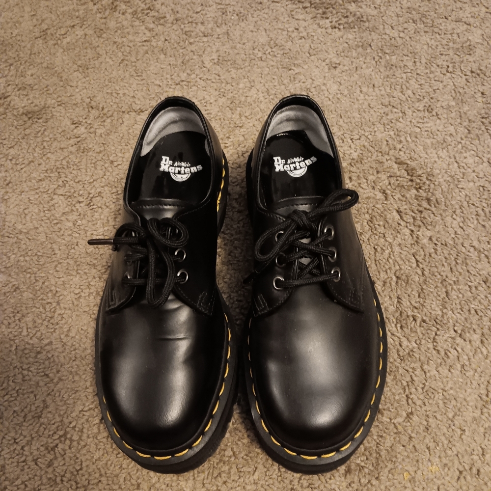 Dr. Martens Women's Black Leather Shoes